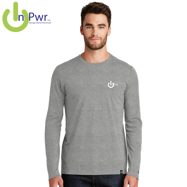 InPwr - NEA102 New Era® Heritage Blend Long Sleeve Crew Tee