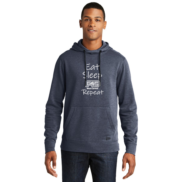 F45 - NEA510 New Era® Tri-Blend Fleece Pullover Hoodie