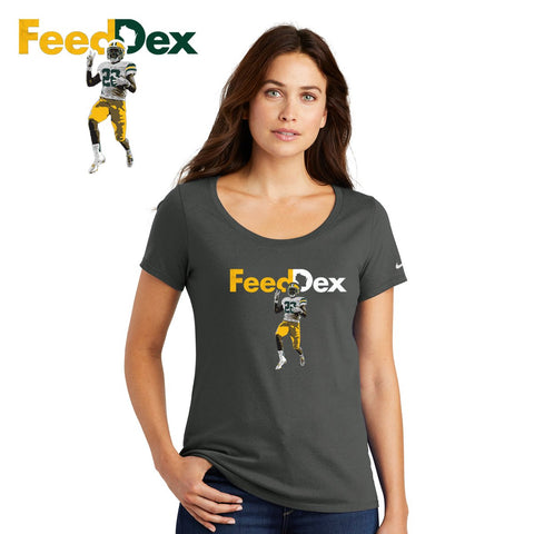 FeedDex - NKBQ5236 Nike Ladies Core Cotton Scoop Neck Tee (3)