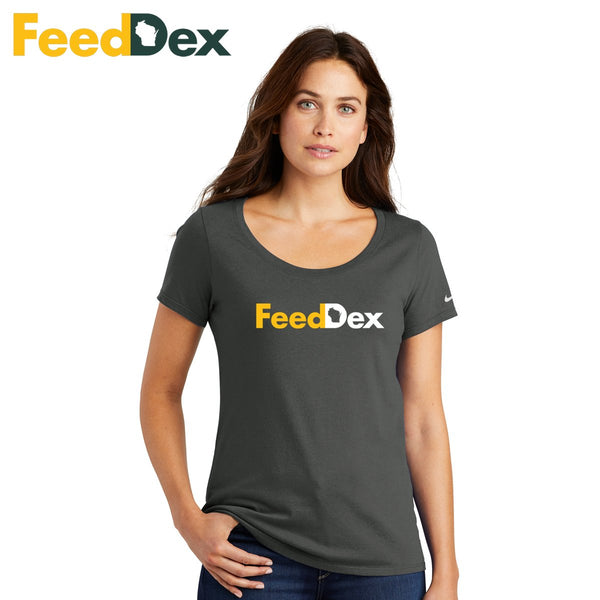 FeedDex - NKBQ5236 Nike Ladies Core Cotton Scoop Neck Tee (4)