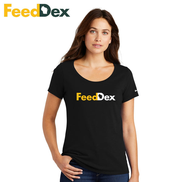 FeedDex - NKBQ5236 Nike Ladies Core Cotton Scoop Neck Tee (4)