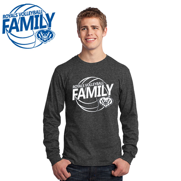 HSE Volleyball - PC54LS Port & Company® Long Sleeve Core Cotton Tee