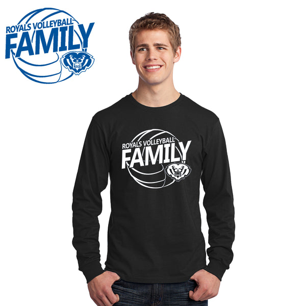 HSE Volleyball - PC54LS Port & Company® Long Sleeve Core Cotton Tee