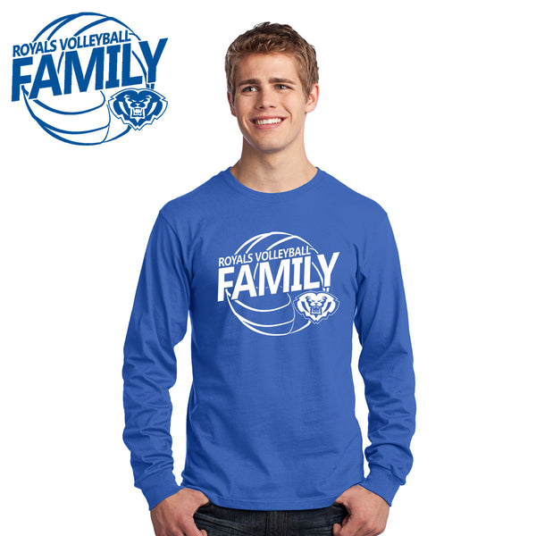 HSE Volleyball - PC54LS Port & Company® Long Sleeve Core Cotton Tee