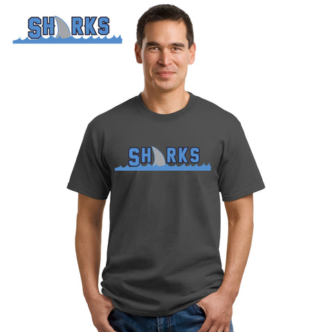 Sharks - PC54 Port & Company® - Core Cotton Tee