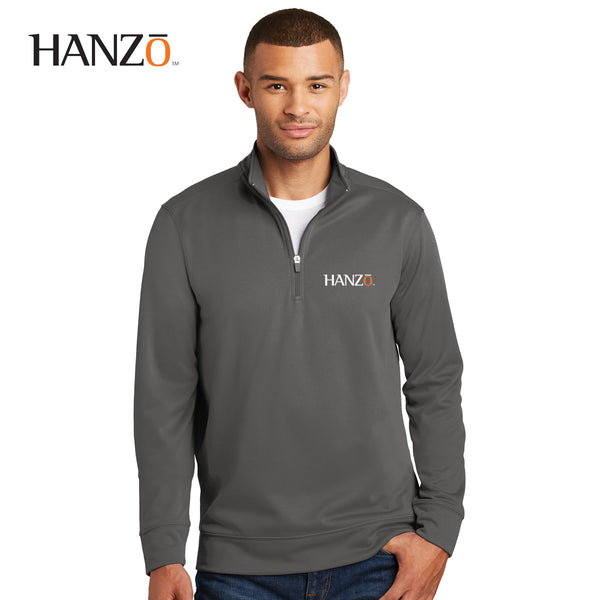 Hanzo - PC590Q Port & Company® Performance Fleece 1/4-Zip Pullover Sweatshirt