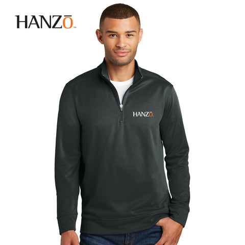 Hanzo - PC590Q Port & Company® Performance Fleece 1/4-Zip Pullover Sweatshirt