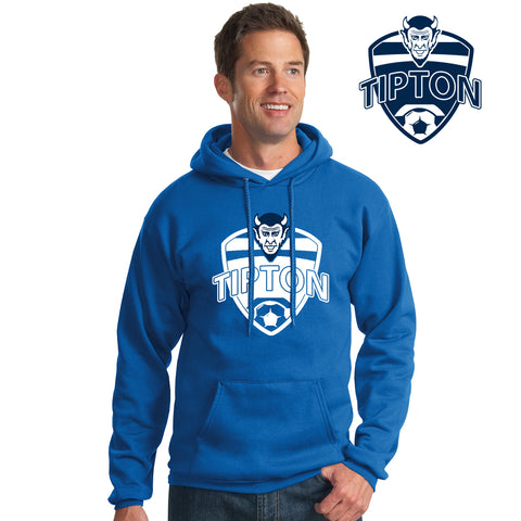 Tipton Soccer 4 - PC78H Port & Company® - Core Fleece Pullover Hooded Sweatshirt
