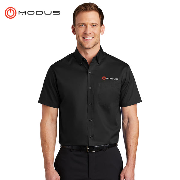 Modus - S664 Port Authority® Short Sleeve SuperPro™ Twill Shirt