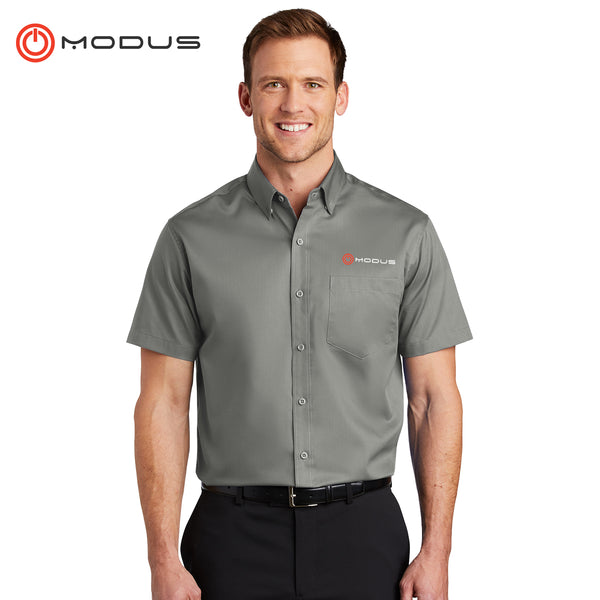 Modus - S664 Port Authority® Short Sleeve SuperPro™ Twill Shirt