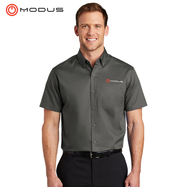 Modus - S664 Port Authority® Short Sleeve SuperPro™ Twill Shirt