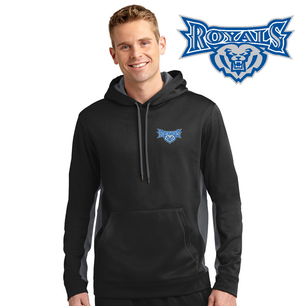 Southeastern - ST235-a Fleece Colorblock Hooded Pullover