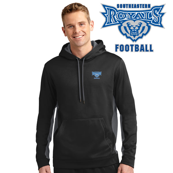 Southeastern - ST235-b Fleece Colorblock Hooded Pullover