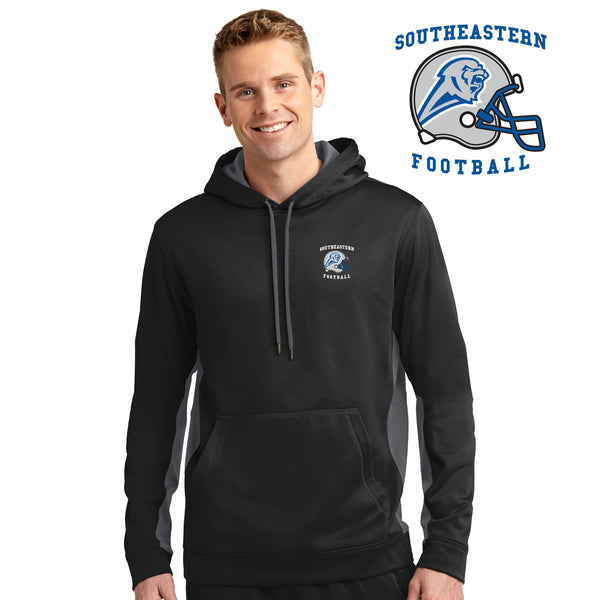 Southeastern - ST235-d Fleece Colorblock Hooded Pullover