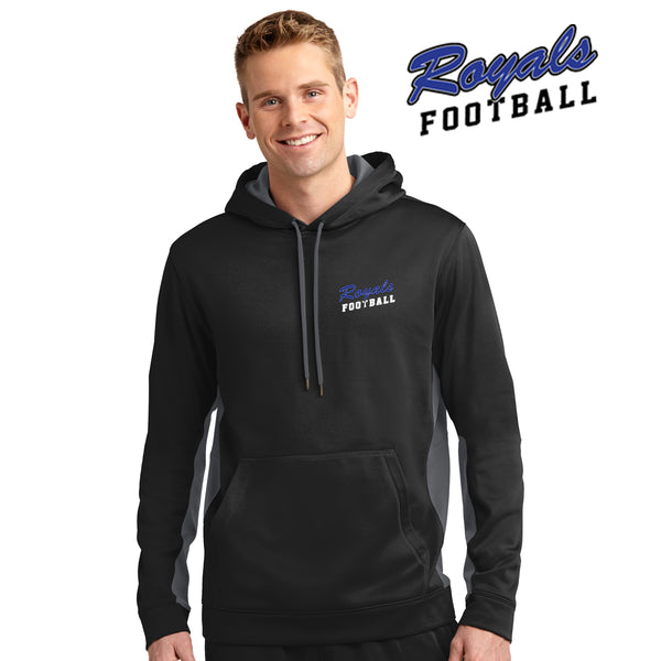 Southeastern - ST235-l Fleece Colorblock Hooded Pullover