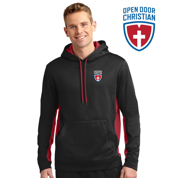 Open Door - ST235 Sport-Tek® Sport-Wick® Fleece Colorblock Hooded Pullover