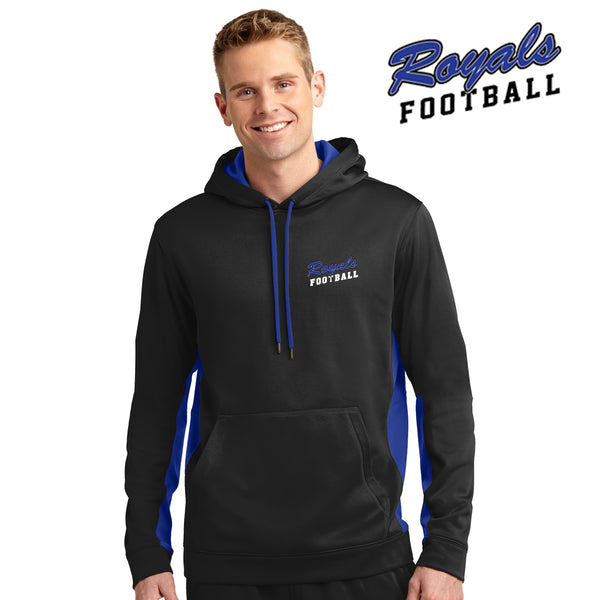 Southeastern - ST235-l Fleece Colorblock Hooded Pullover