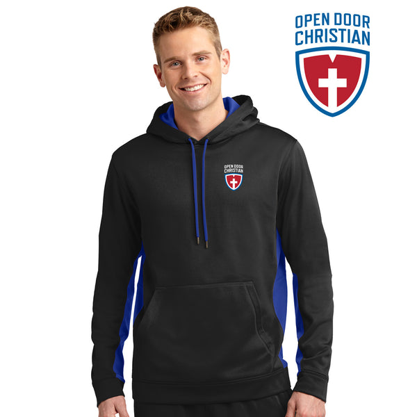 Open Door - ST235 Sport-Tek® Sport-Wick® Fleece Colorblock Hooded Pullover
