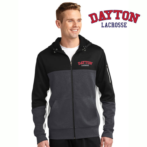 Dayton Lacrosse - ST245 Sport-Tek® Tech Fleece Colorblock Full-Zip Hooded Jacket