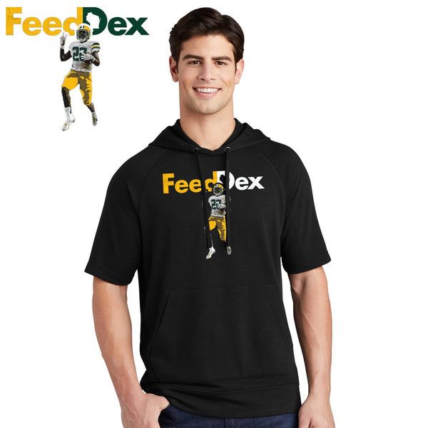 FeedDex - ST297 Sport-Tek ® PosiCharge ® Tri-Blend Wicking Fleece Short Sleeve Hooded Pullover (3)