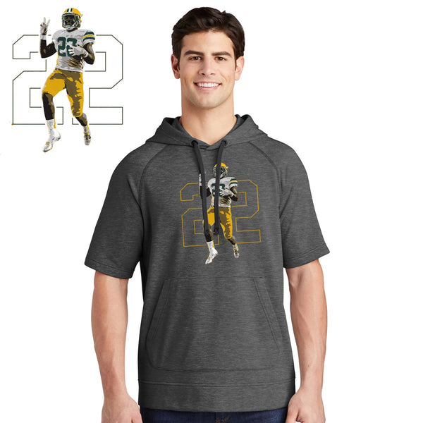 FeedDex - ST297 Sport-Tek ® PosiCharge ® Tri-Blend Wicking Fleece Short Sleeve Hooded Pullover (1)