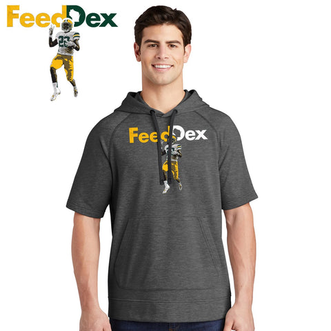FeedDex - ST297 Sport-Tek ® PosiCharge ® Tri-Blend Wicking Fleece Short Sleeve Hooded Pullover (3)