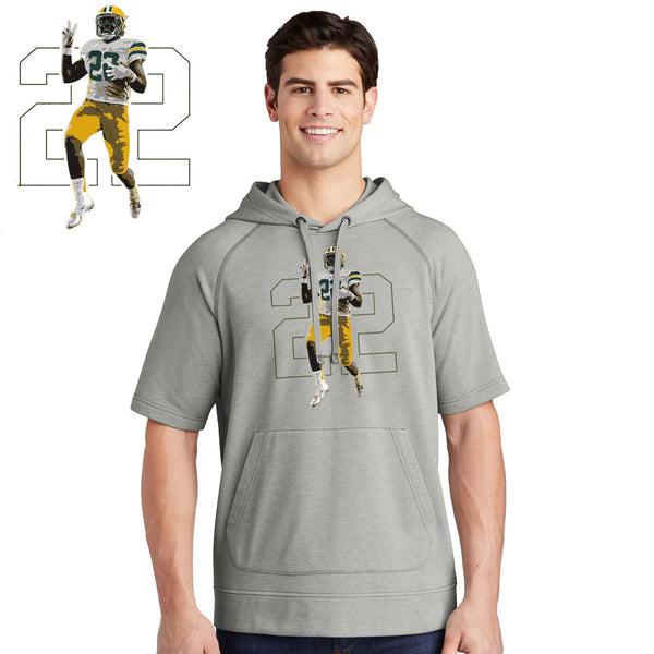 FeedDex - ST297 Sport-Tek ® PosiCharge ® Tri-Blend Wicking Fleece Short Sleeve Hooded Pullover (1)