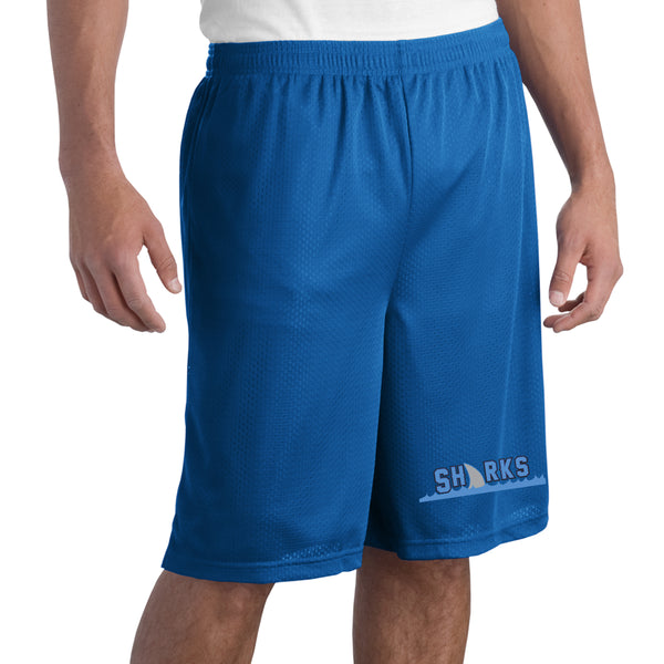 Sharks - ST515 Sport-Tek® Long PosiCharge® Classic Mesh Short