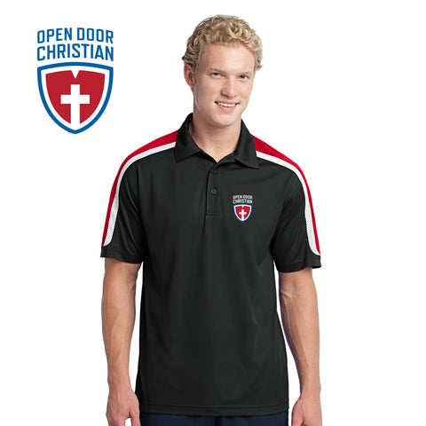 Open Door - ST658 Sport-Tek® Tricolor Shoulder Micropique Sport-Wick® Polo
