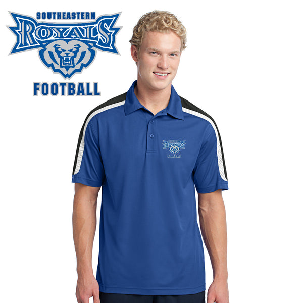 Southeastern - ST658-b Tricolor Sport-Wick® Polo