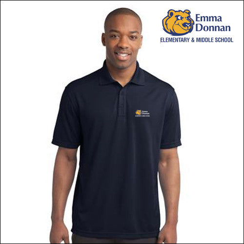 Emma ST680 Navy – PosiCharge Micro-Mesh Polo