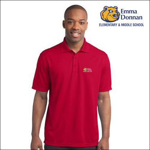 Emma ST680 Navy – PosiCharge Micro-Mesh Polo