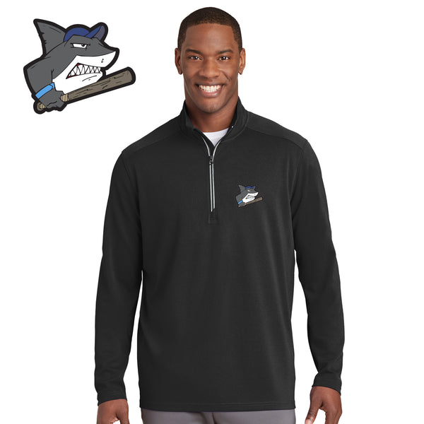 Sharks - ST860 Sport-Tek® Sport-Wick® Textured 1/4-Zip Pullover