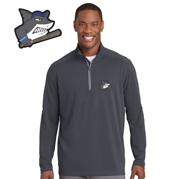 Sharks - ST860 Sport-Tek® Sport-Wick® Textured 1/4-Zip Pullover