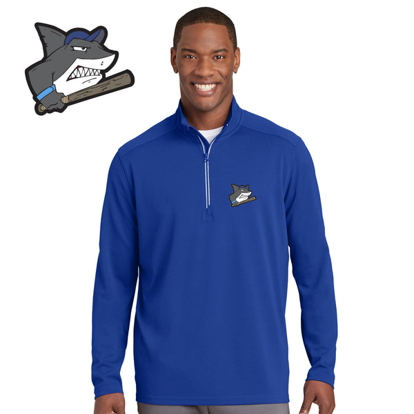 Sharks - ST860 Sport-Tek® Sport-Wick® Textured 1/4-Zip Pullover
