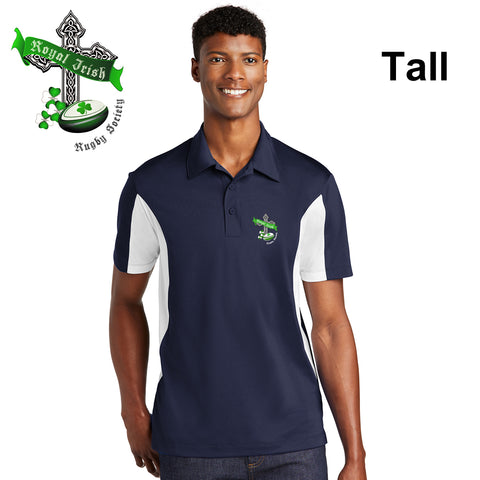 Royal Irish - TST655 Sport-Tek® Tall Side Blocked Micropique Sport-Wick® Polo