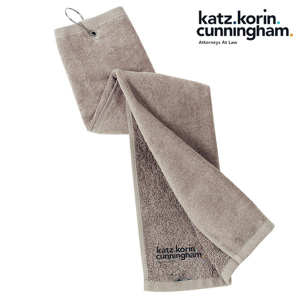 KKC - TW50 Port Authority® Grommeted Tri-Fold Golf Towel