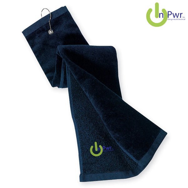InPwr - TW50 Port Authority® Grommeted Tri-Fold Golf Towel