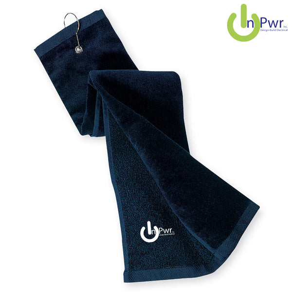 InPwr - TW50 Port Authority® Grommeted Tri-Fold Golf Towel