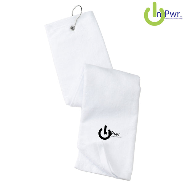 InPwr - TW50 Port Authority® Grommeted Tri-Fold Golf Towel