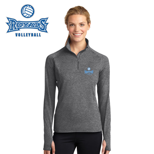 HSE Volleyball - LST850 Sport-Tek® Ladies Sport-Wick® Stretch 1/2-Zip Pullover