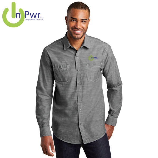 InPwr - W380 Port Authority® Slub Chambray Shirt