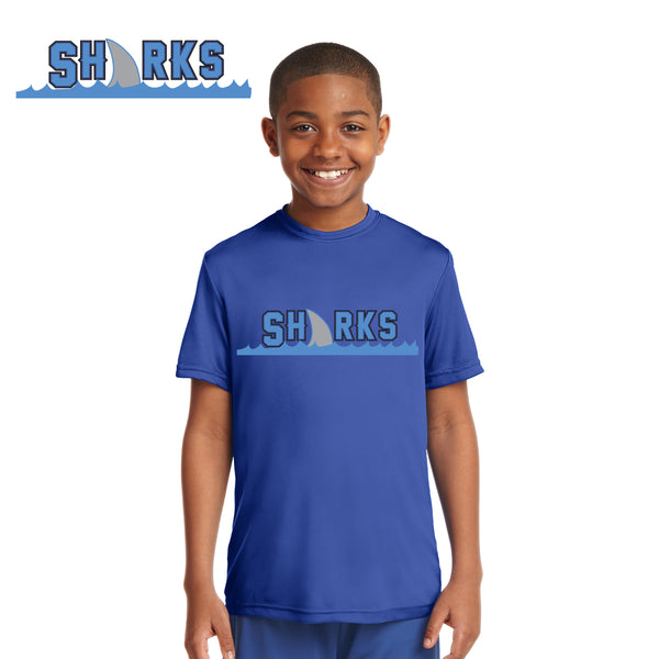 Sharks - YST350 Sport-Tek® Youth PosiCharge® Competitor™ Tee