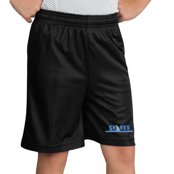Sharks - YST510 Sport-Tek® Youth PosiCharge® Classic Mesh Short