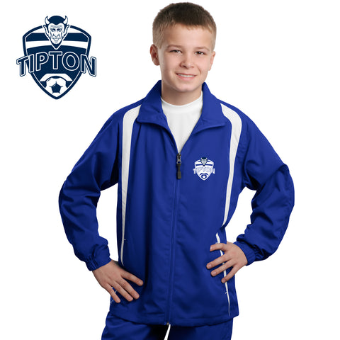 Tipton Soccer 2 - YST60 Sport-Tek® Youth Colorblock Raglan Jacket
