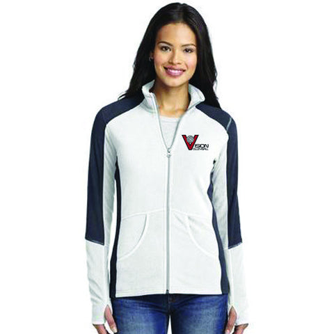 L230 NEW Port Authority® Ladies Colorblock Microfleece Jacket