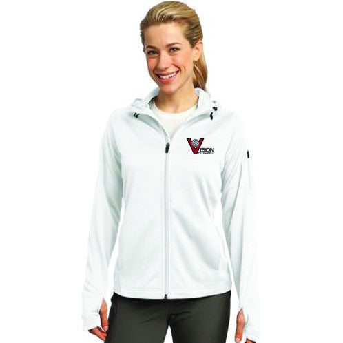 L248 Sport-Tek® Ladies Tech Fleece Full-Zip Hooded Jacket