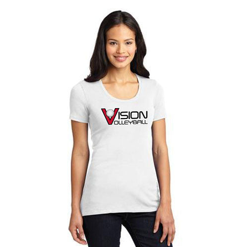 LM1006 Port Authority® Ladies Concept Stretch Scoop Tee