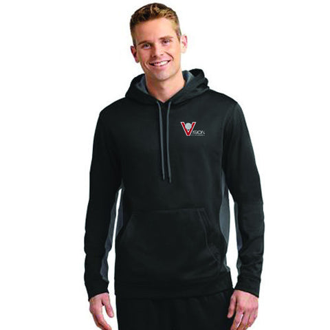 ST235 Sport-Tek® Sport-Wick® Fleece Colorblock Hooded Pullover