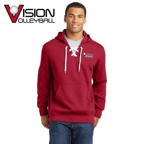 ST271 Sport-Tek® Lace Up Pullover Hooded Sweatshirt